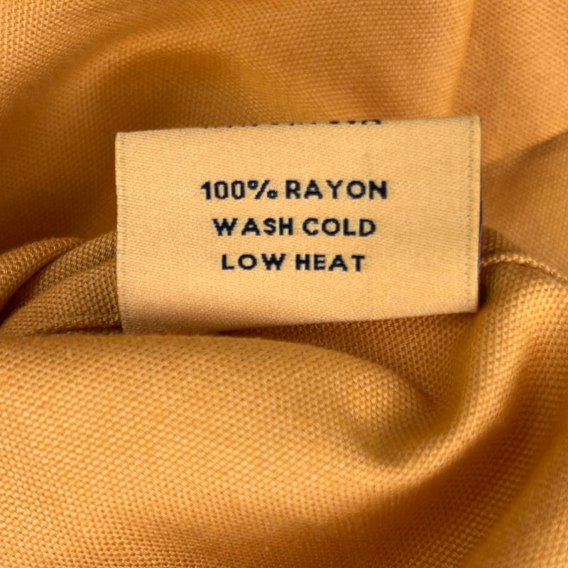 Men's Atelier Parker Short Sleeve Shirt Yellow Size XL