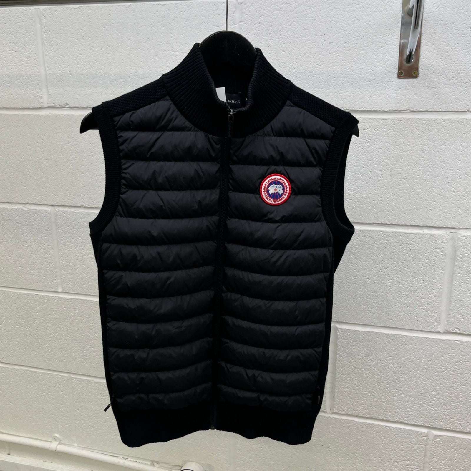 Men's Hybridge Knit Gilet Black Size S - Photo 8