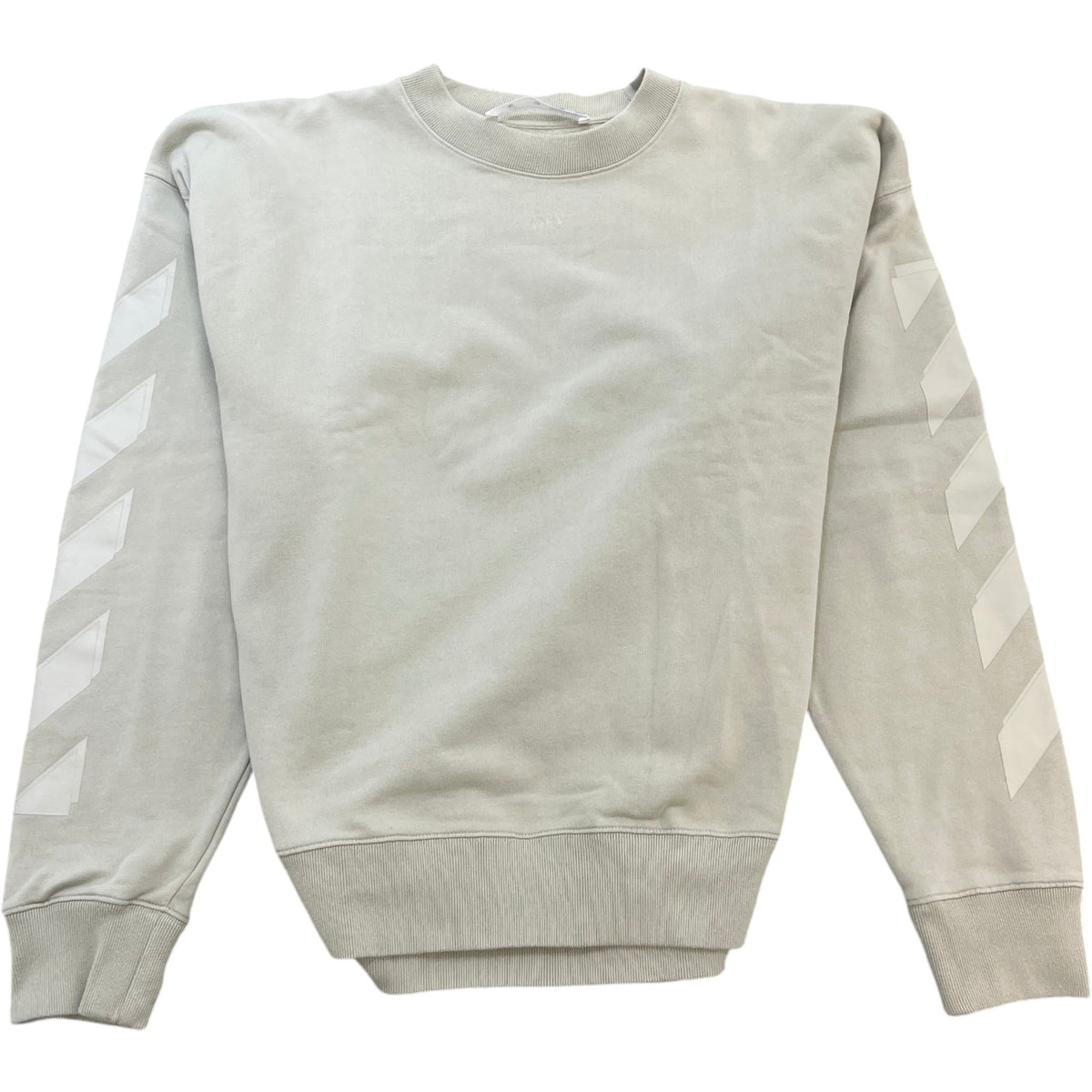 Men's Logo Print Sweatshirt Beige Size XL - Photo 1