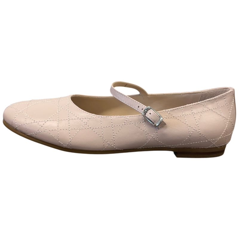 Women's Cannage Mary Jane Ballet Flats Mules Pink Size UK 3 / EU 36