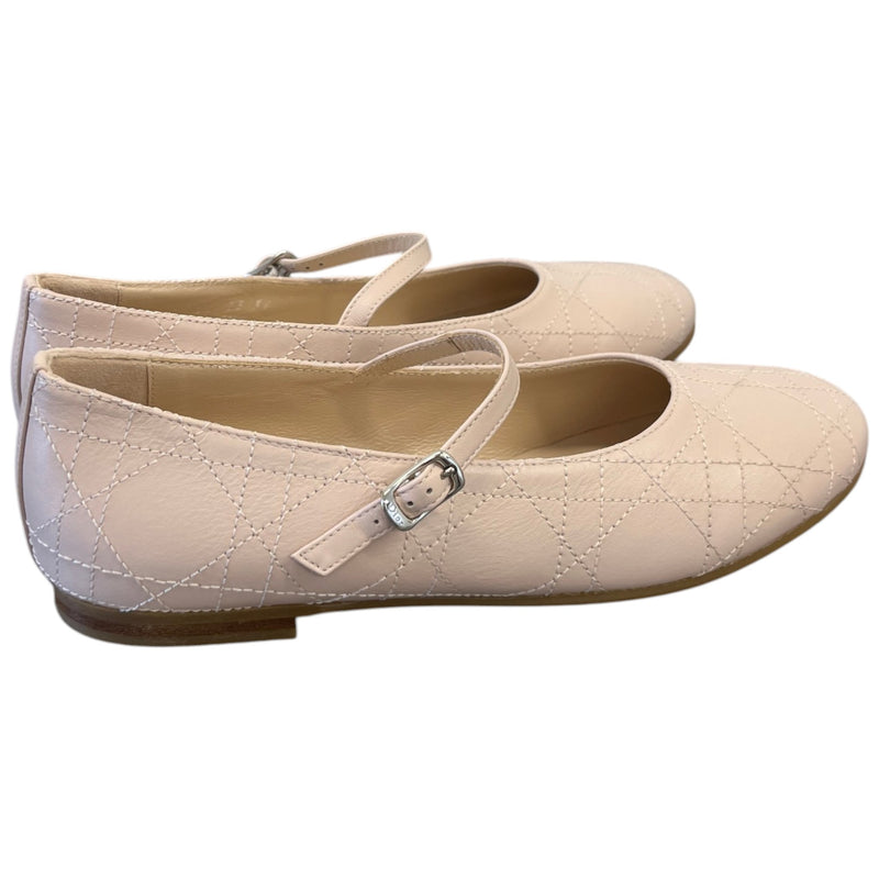 Women's Cannage Mary Jane Ballet Flats Mules Pink Size UK 3 / EU 36