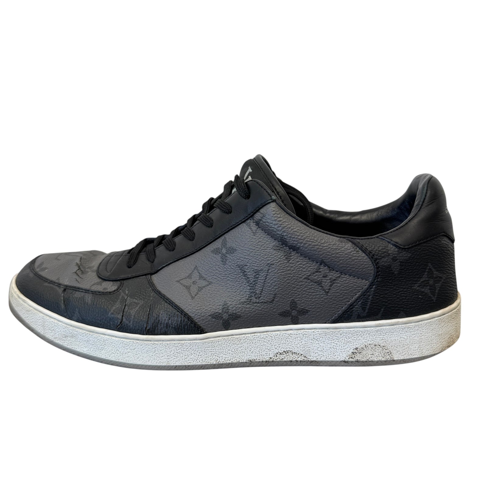 Men's Monogram Eclipse Rivoli Low Trainers Black Size EU 44 / UK 10 - Photo 4