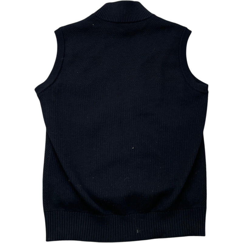 Men's Hybridge Knit Gilet Black Size S