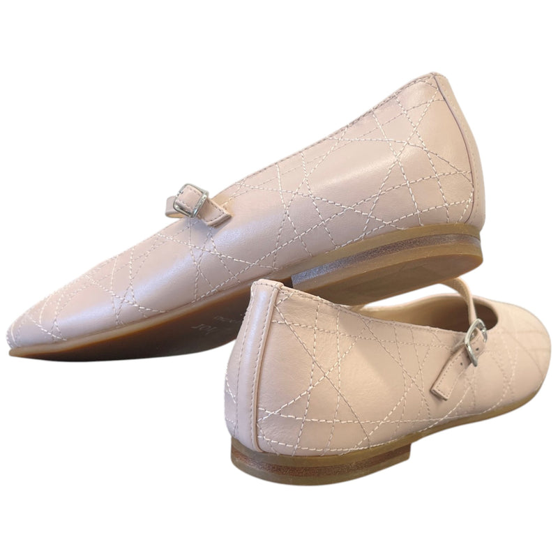 Women's Cannage Mary Jane Ballet Flats Mules Pink Size UK 3 / EU 36