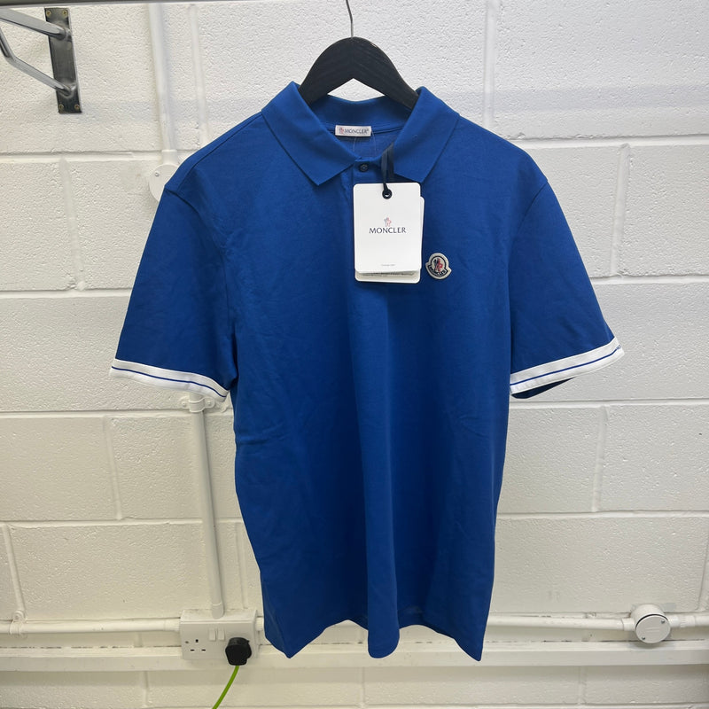 Men's Maglia Polo Shirt Blue Size XL