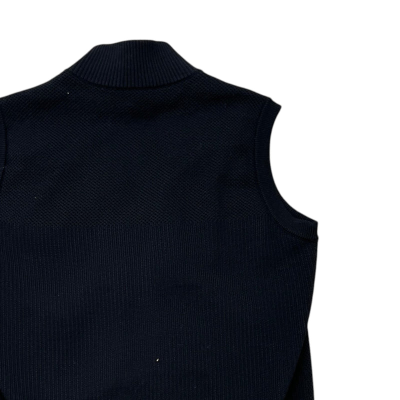 Men's Hybridge Knit Gilet Black Size S