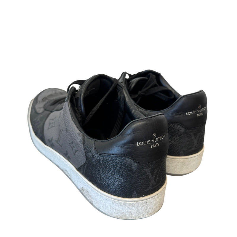 Men's Monogram Eclipse Rivoli Low Trainers Black Size EU 44 / UK 10