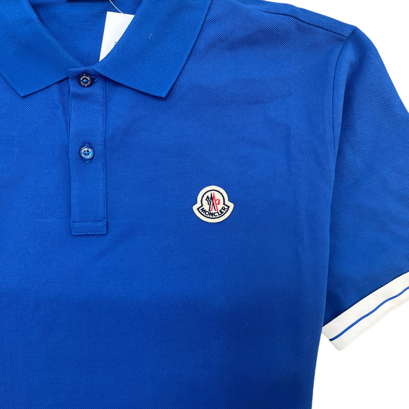 Men's Maglia Polo Shirt Blue Size XL