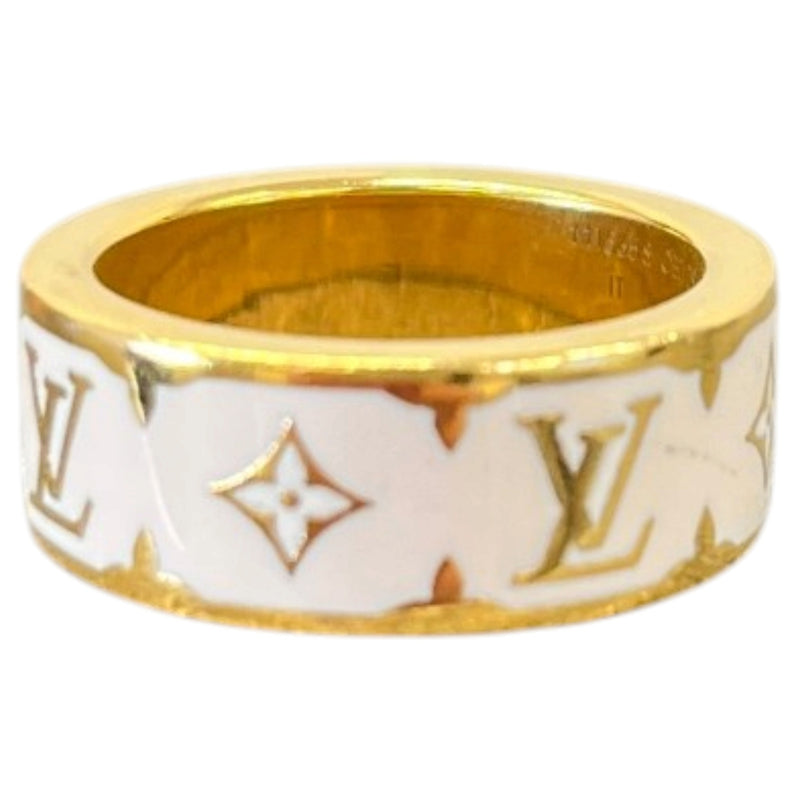 Women's Nanogram Enamel Ring Gold Size J