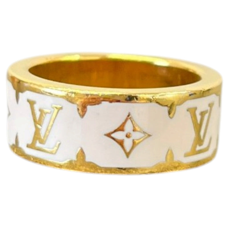 Women's Nanogram Enamel Ring Gold Size J