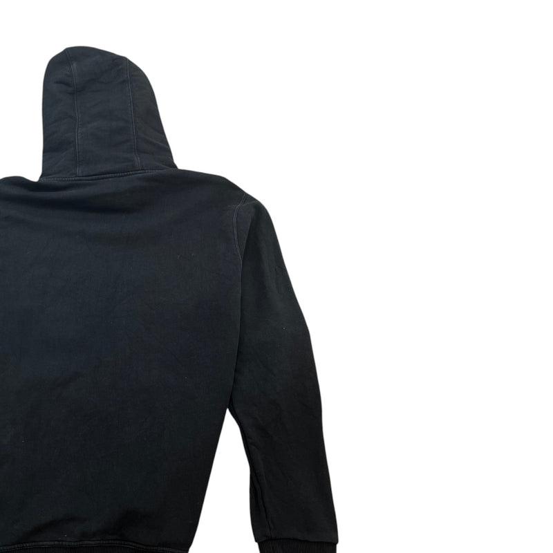 Men's Tb Logo Print Hoodie Black Size L