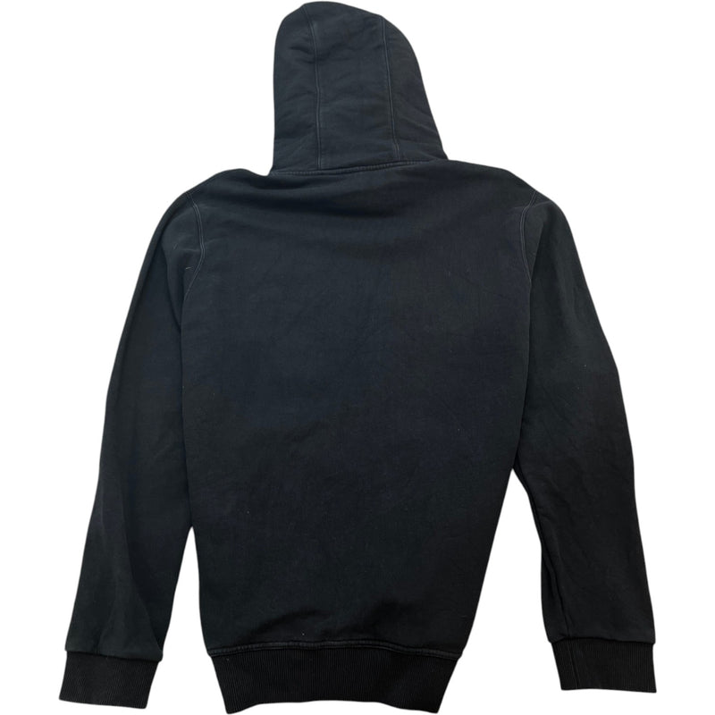 Men's Tb Logo Print Hoodie Black Size L