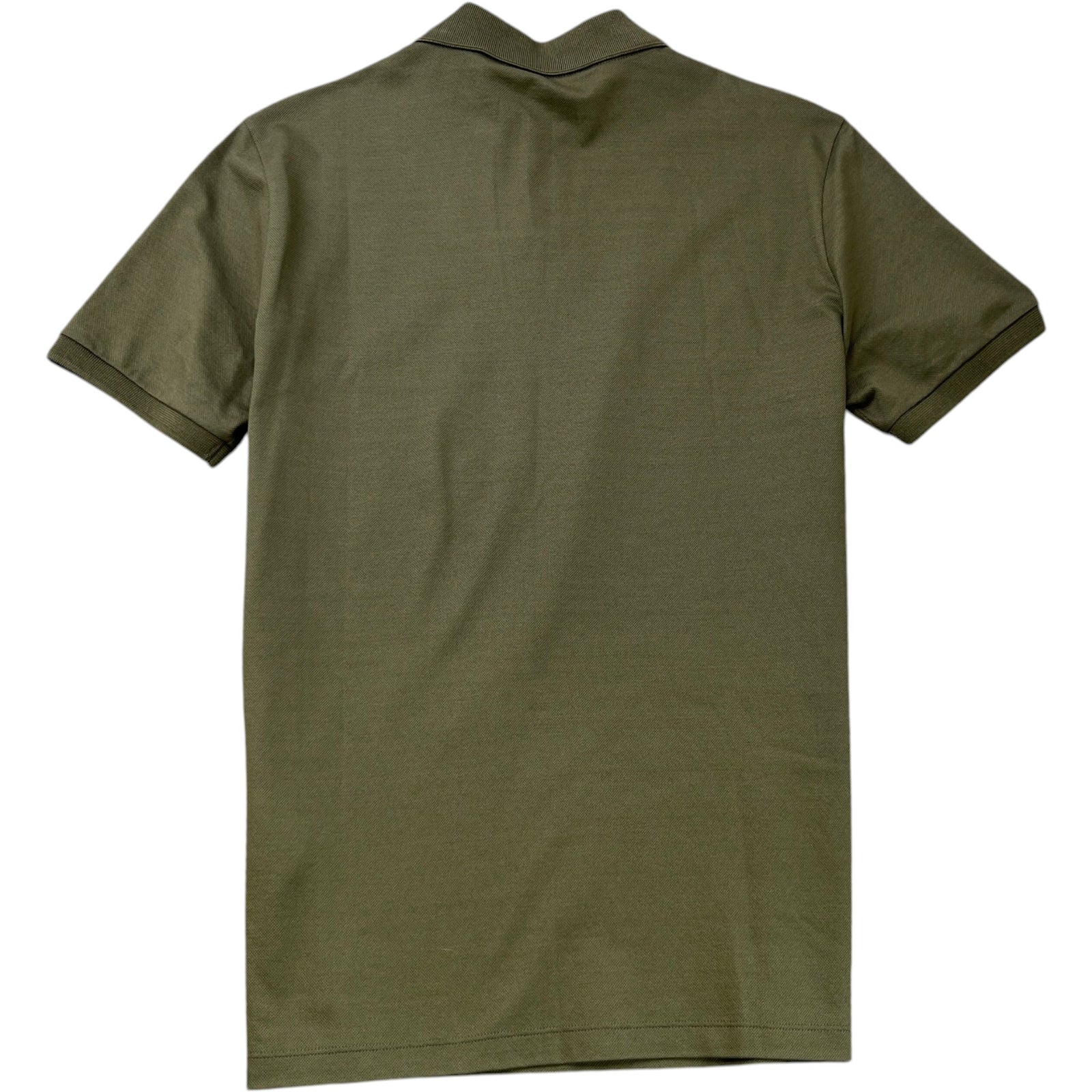 Men's Embroidered Logo Polo Shirt Khaki Size M - Photo 2