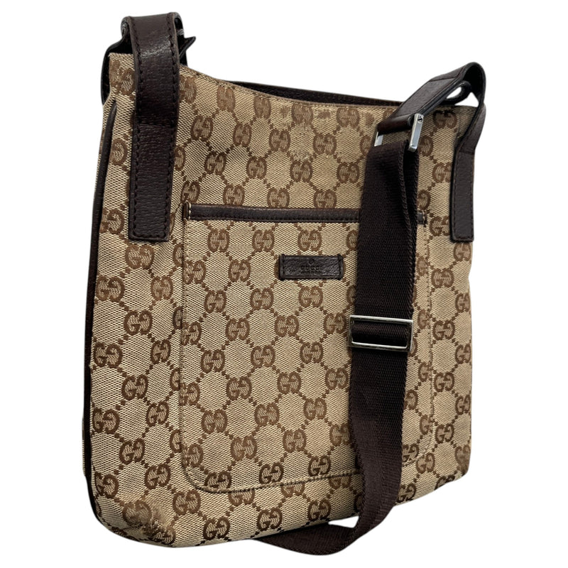 Men's GG Supreme Messenger Bag Beige