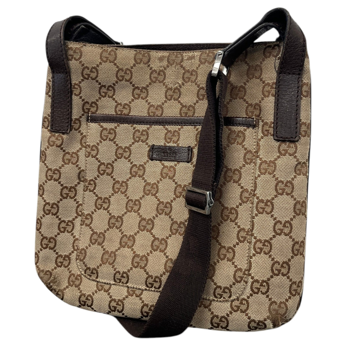 Men's GG Supreme Messenger Bag Beige - Photo 5