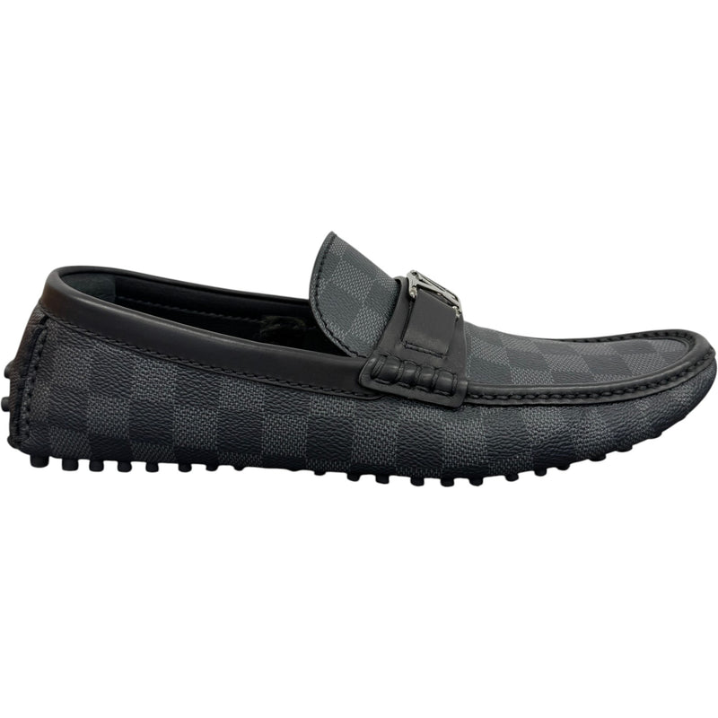 Men's Major Damier Graphite Loafers Black Size UK 8.5 / EU 42.5