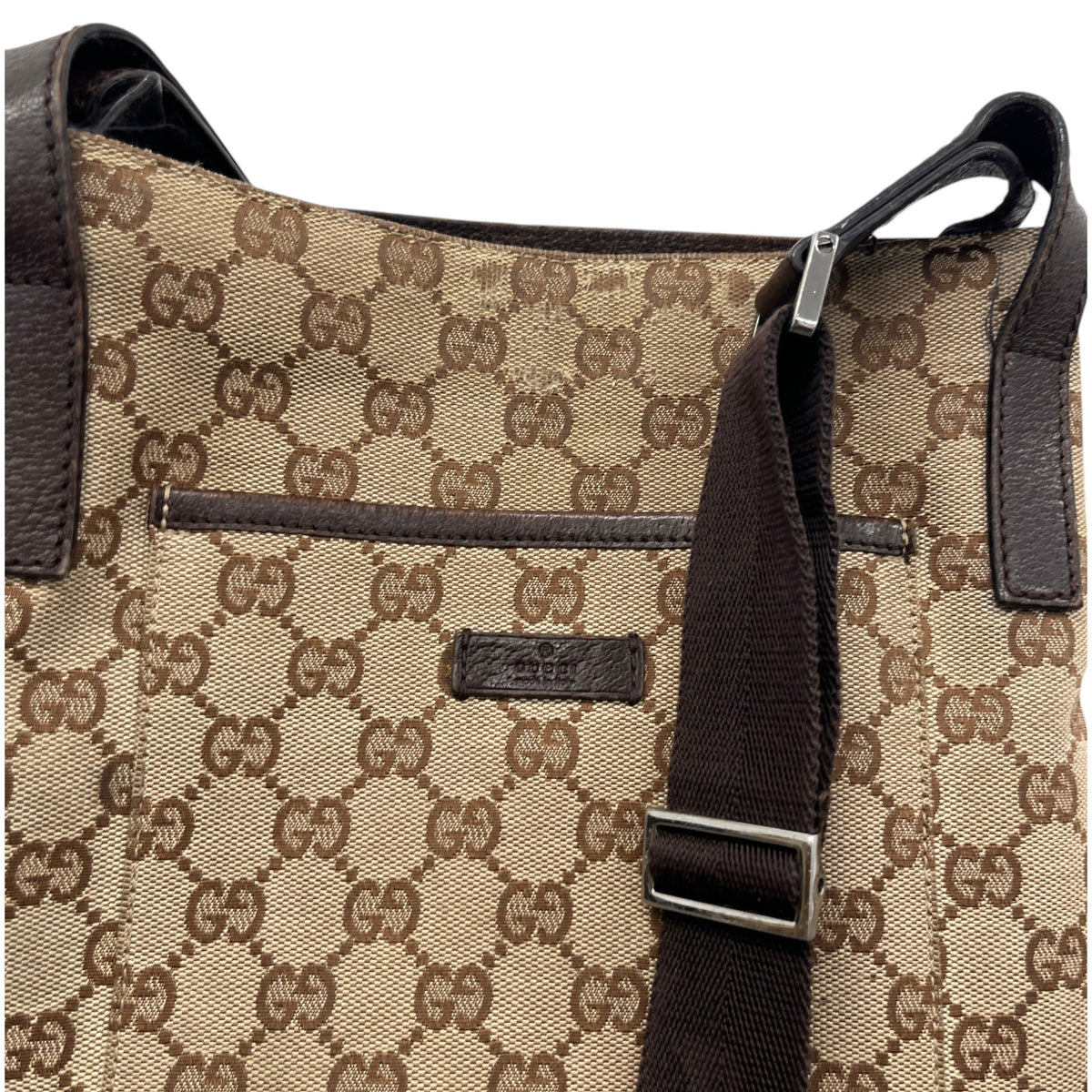 Men's GG Supreme Messenger Bag Beige - Photo 8