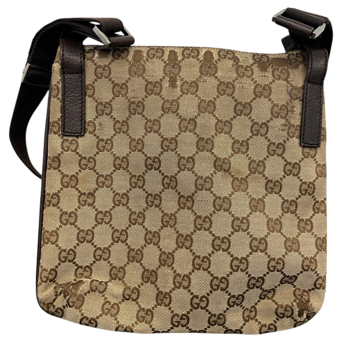 Men's GG Supreme Messenger Bag Beige - Photo 3