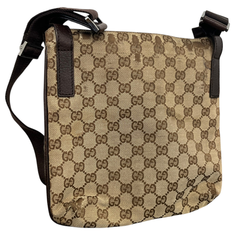 Men's GG Supreme Messenger Bag Beige