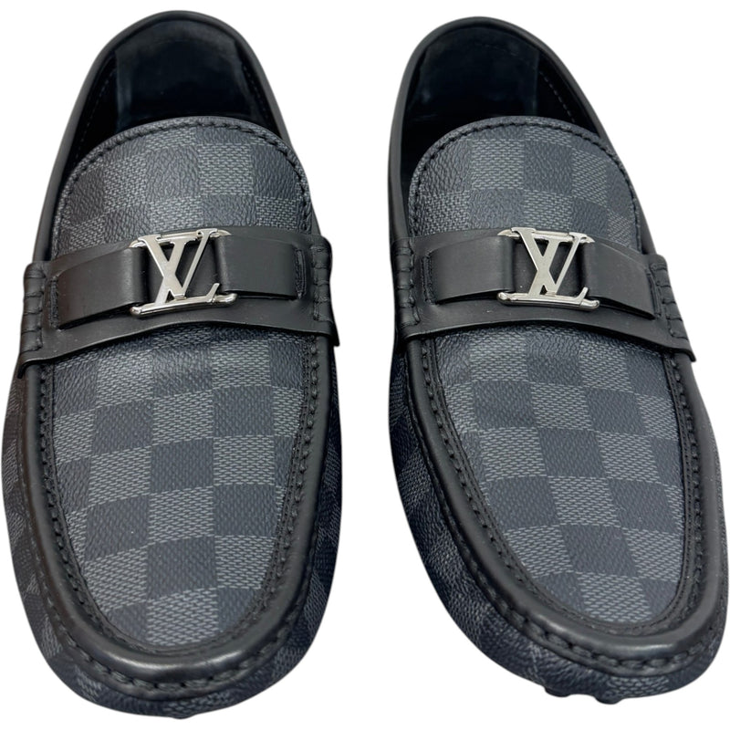 Men's Major Damier Graphite Loafers Black Size UK 8.5 / EU 42.5