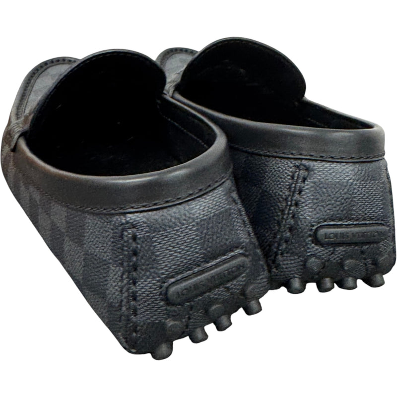 Men's Major Damier Graphite Loafers Black Size UK 8.5 / EU 42.5