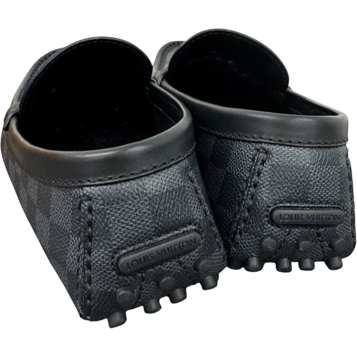 Men's Major Damier Graphite Loafers Black Size UK 8.5 / EU 42.5 - Photo 10
