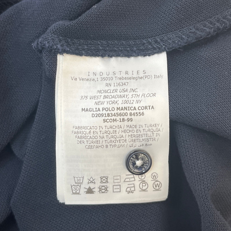 Men's Maglia Polo Shirt Navy Size M