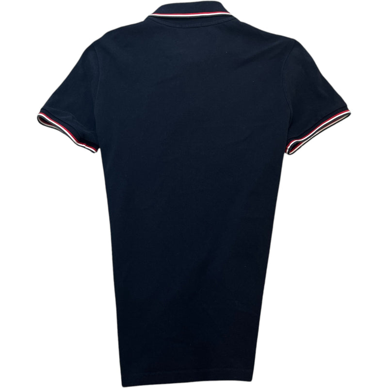 Men's Maglia Polo Shirt Navy Size M