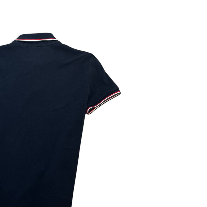 Men's Maglia Polo Shirt Navy Size M