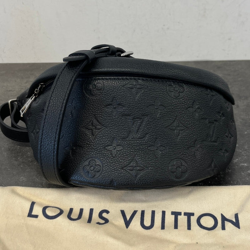 Men's Empreinte Leather Belt Bag Black