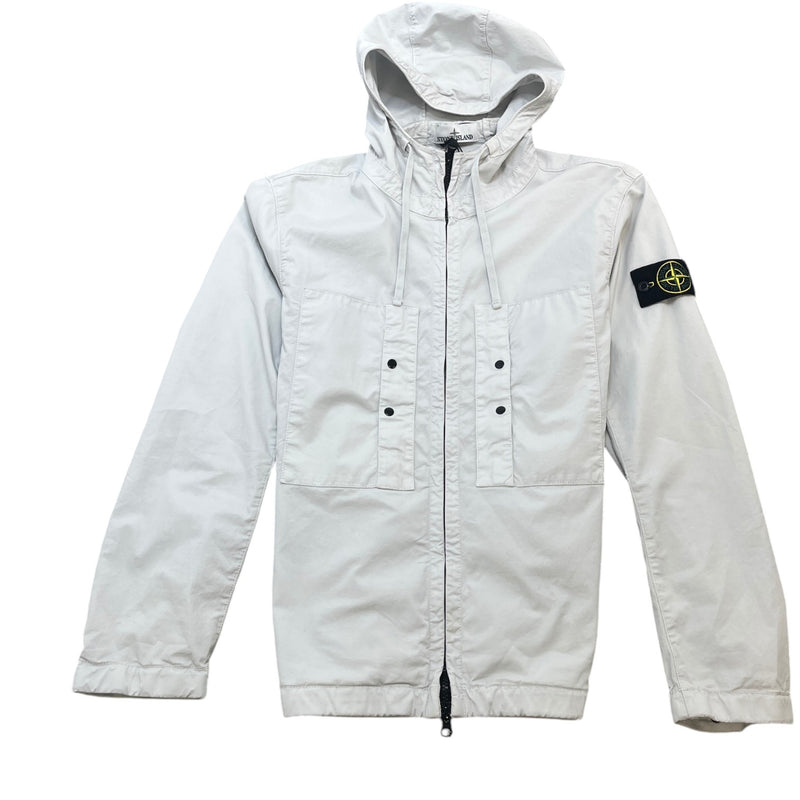 Men's Applique Logo Jacket Grey Size M
