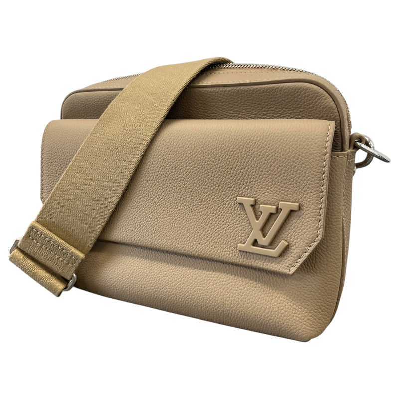 Men's Aerogram Fastline Messenger Bag Beige