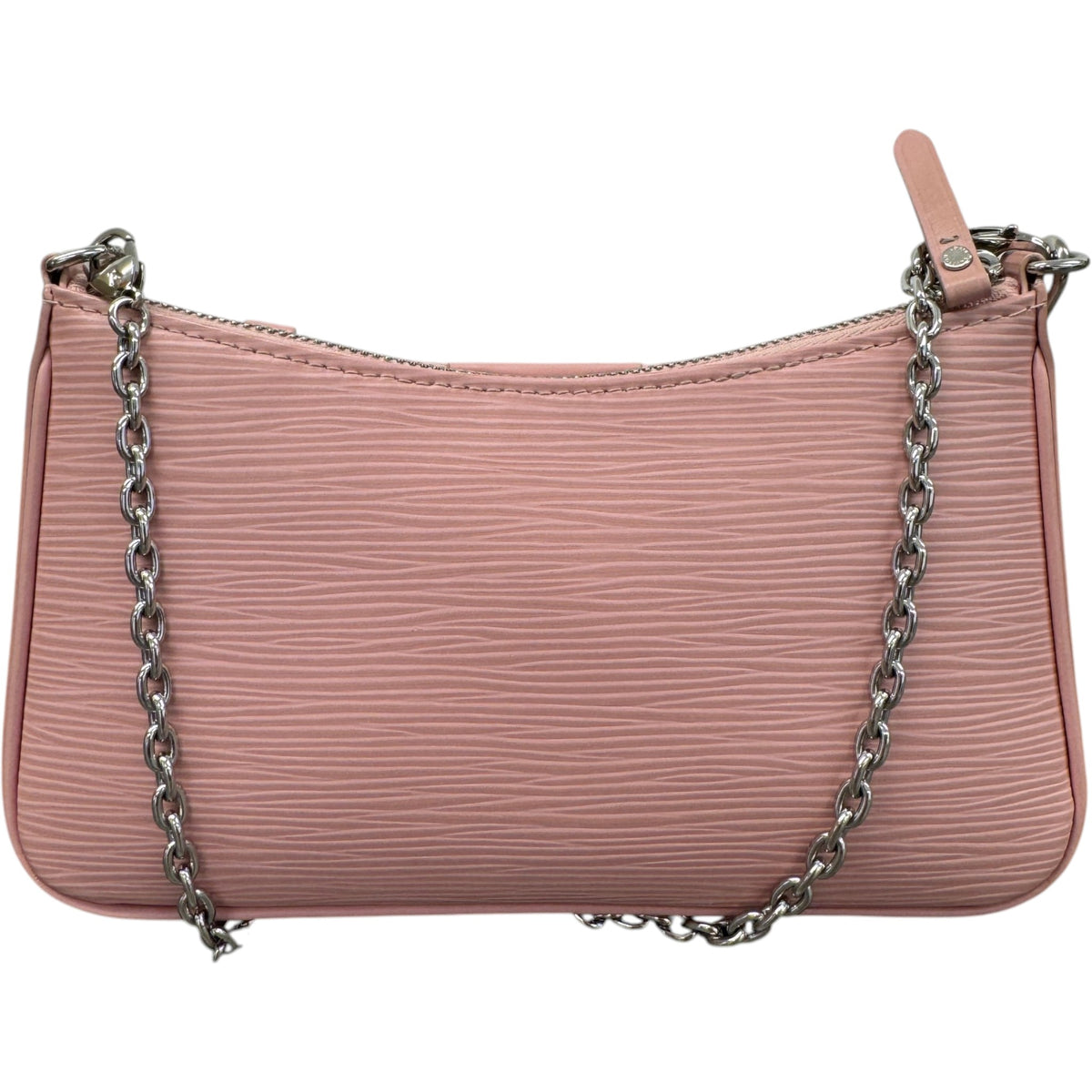 Women's Epi Leather Easy Pouch On Strap Handbag Pink - Photo 3