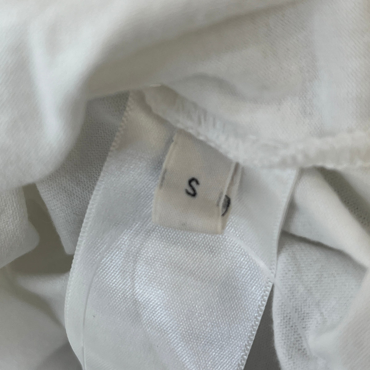 Men's Logo Print T-Shirt White Size S - Photo 5