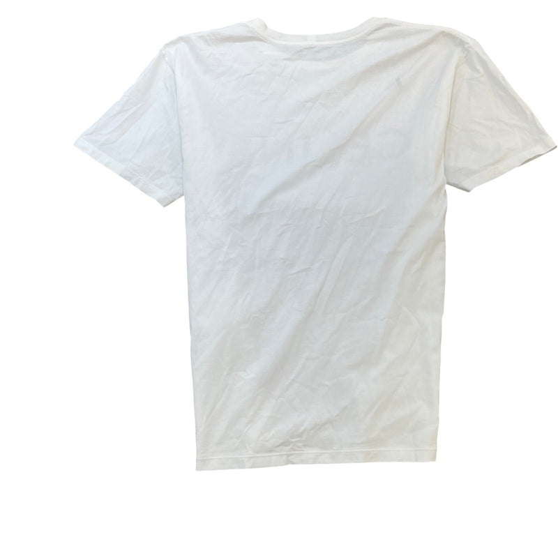 Men's Logo Print T-Shirt White Size S