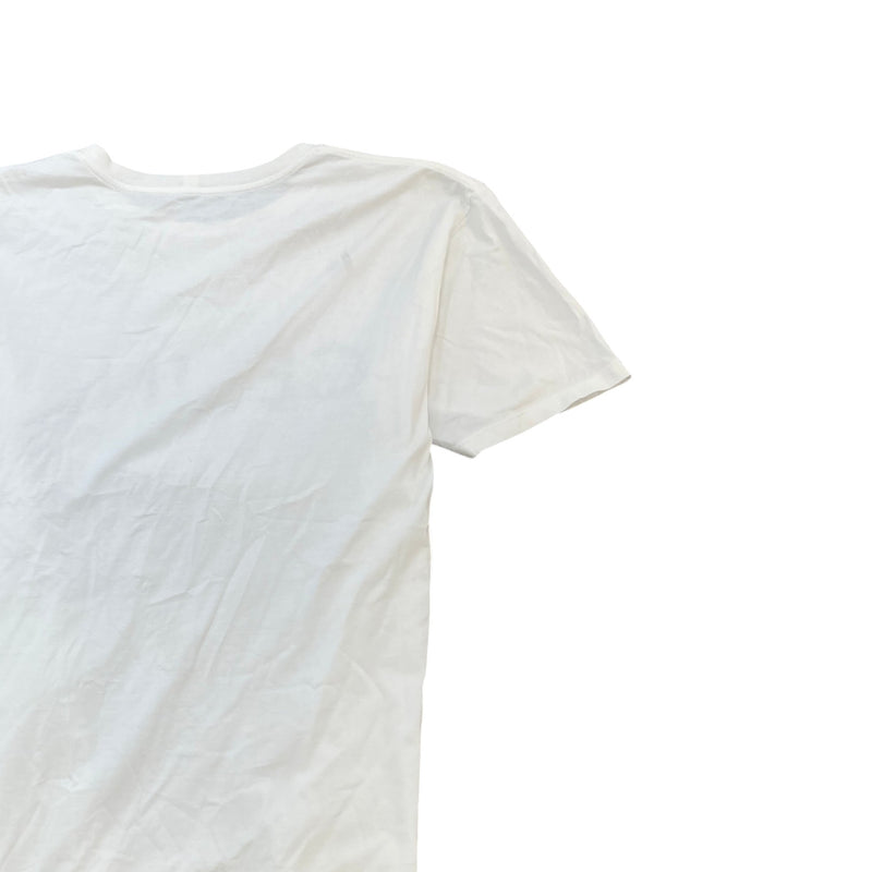 Men's Logo Print T-Shirt White Size S