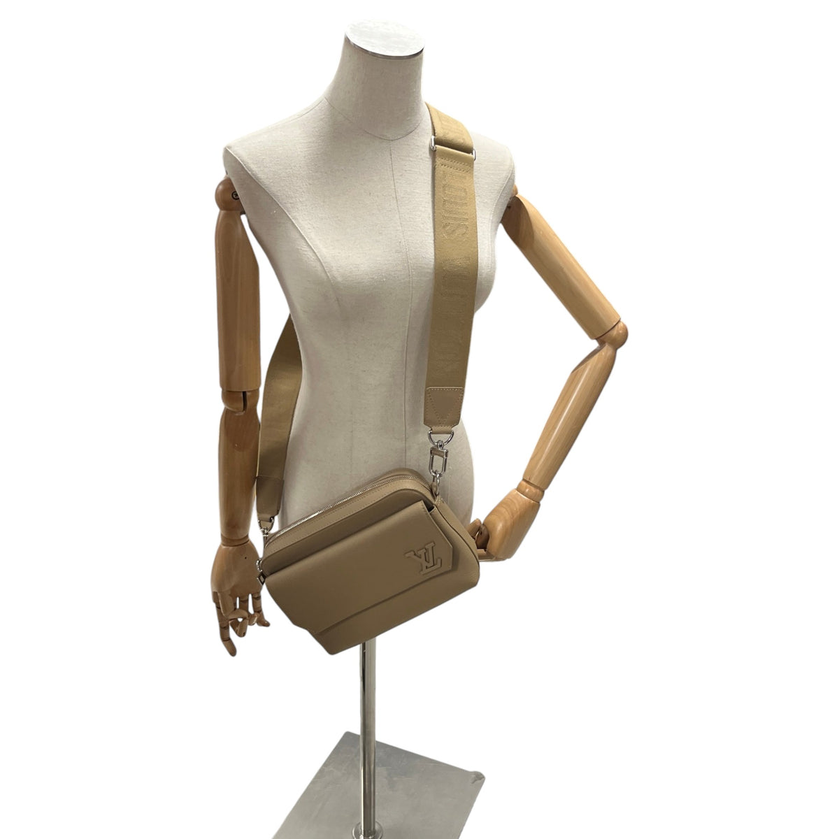 Men's Aerogram Fastline Messenger Bag Beige - Photo 2