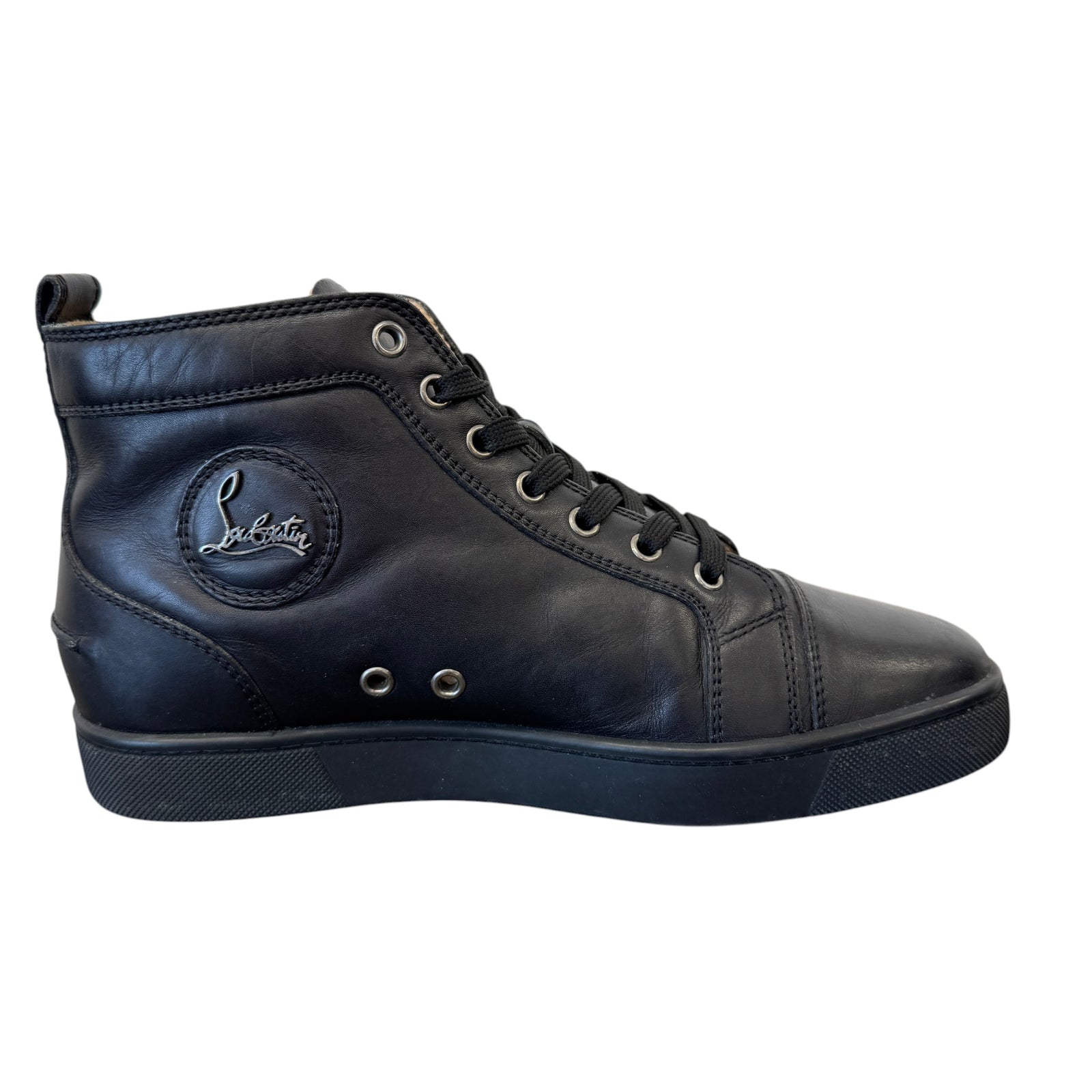 Men's Louis High Trainers Black Size EU 40 / UK 6 - Photo 5