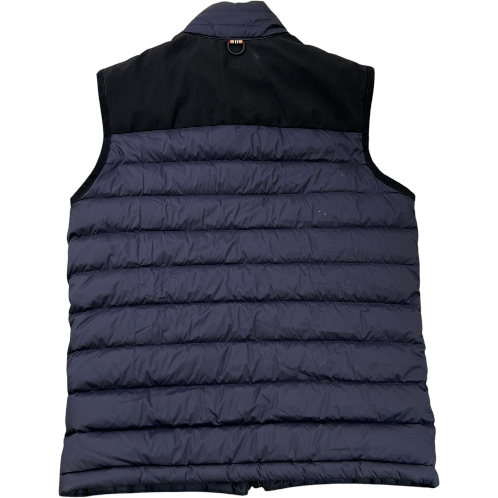 Men's Logo Patch Gilet Navy Size S - Photo 2