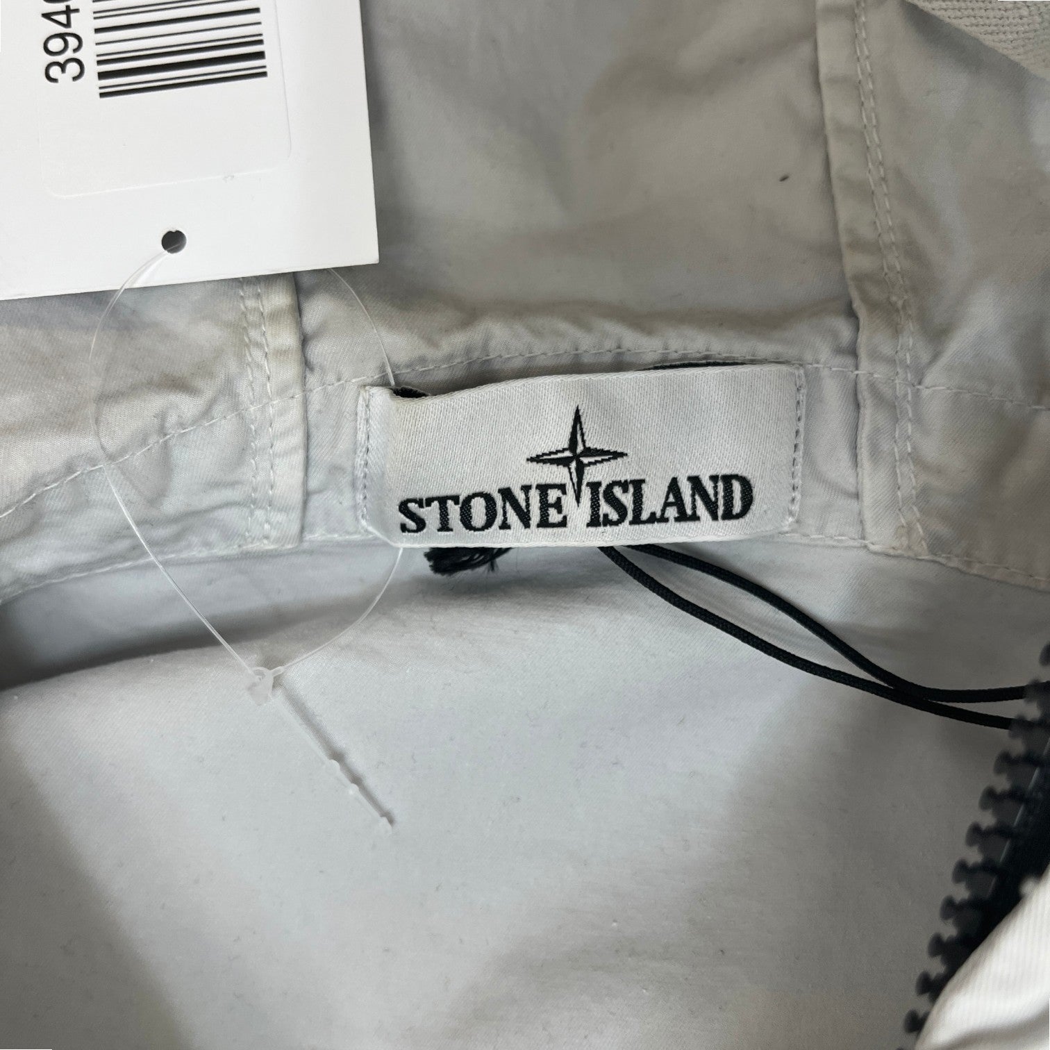 Men's Applique Logo Jacket Grey Size M - Photo 10