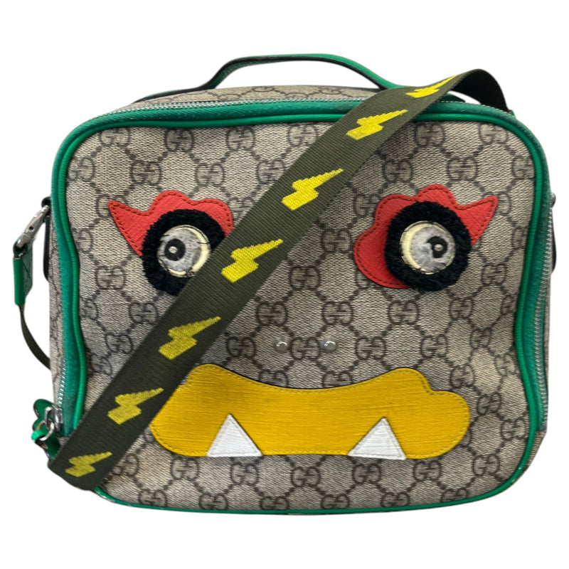 Boy's GG Supreme Monster Messenger Bag Beige