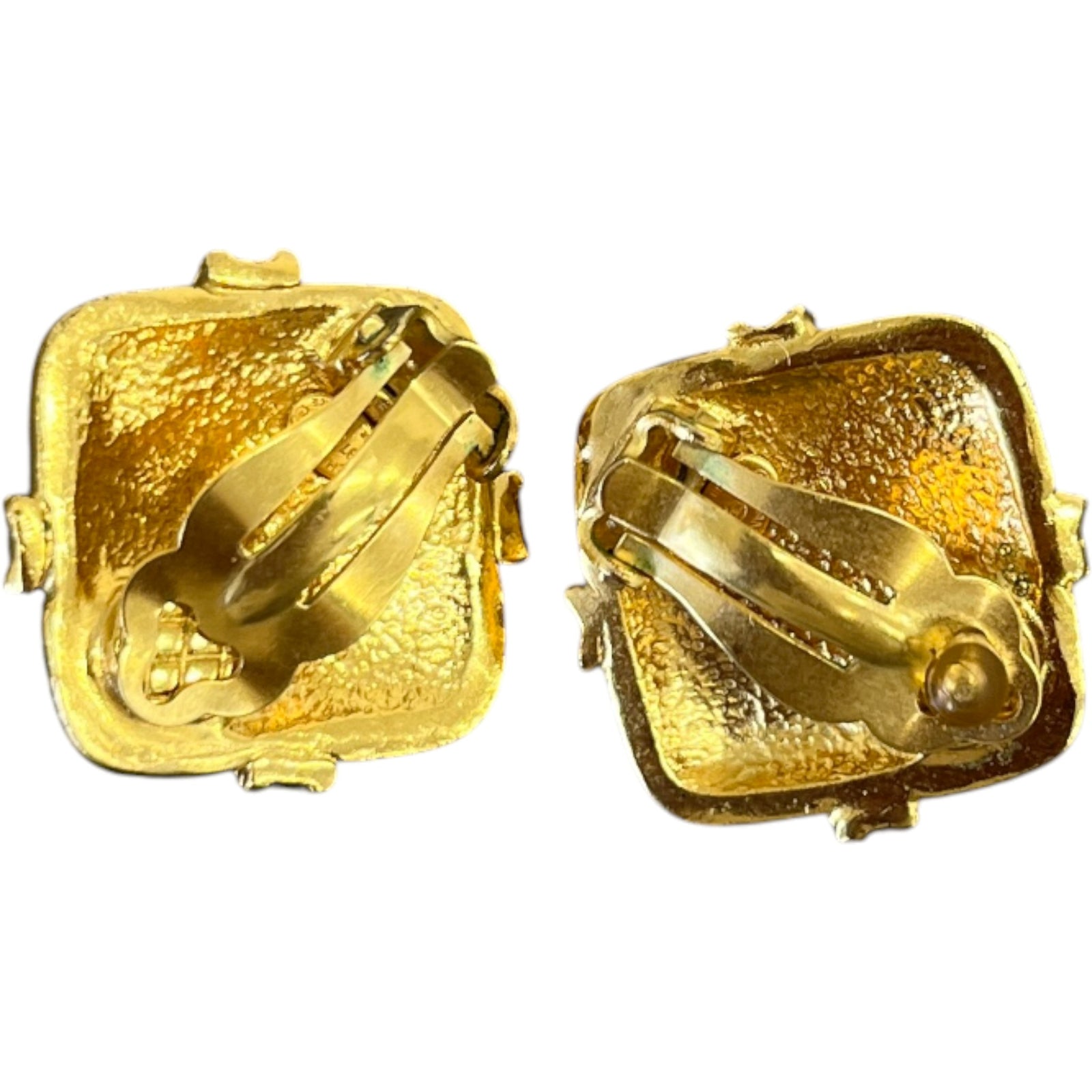 Women's Cc Logo Clip-On Earrings Gold - Photo 2