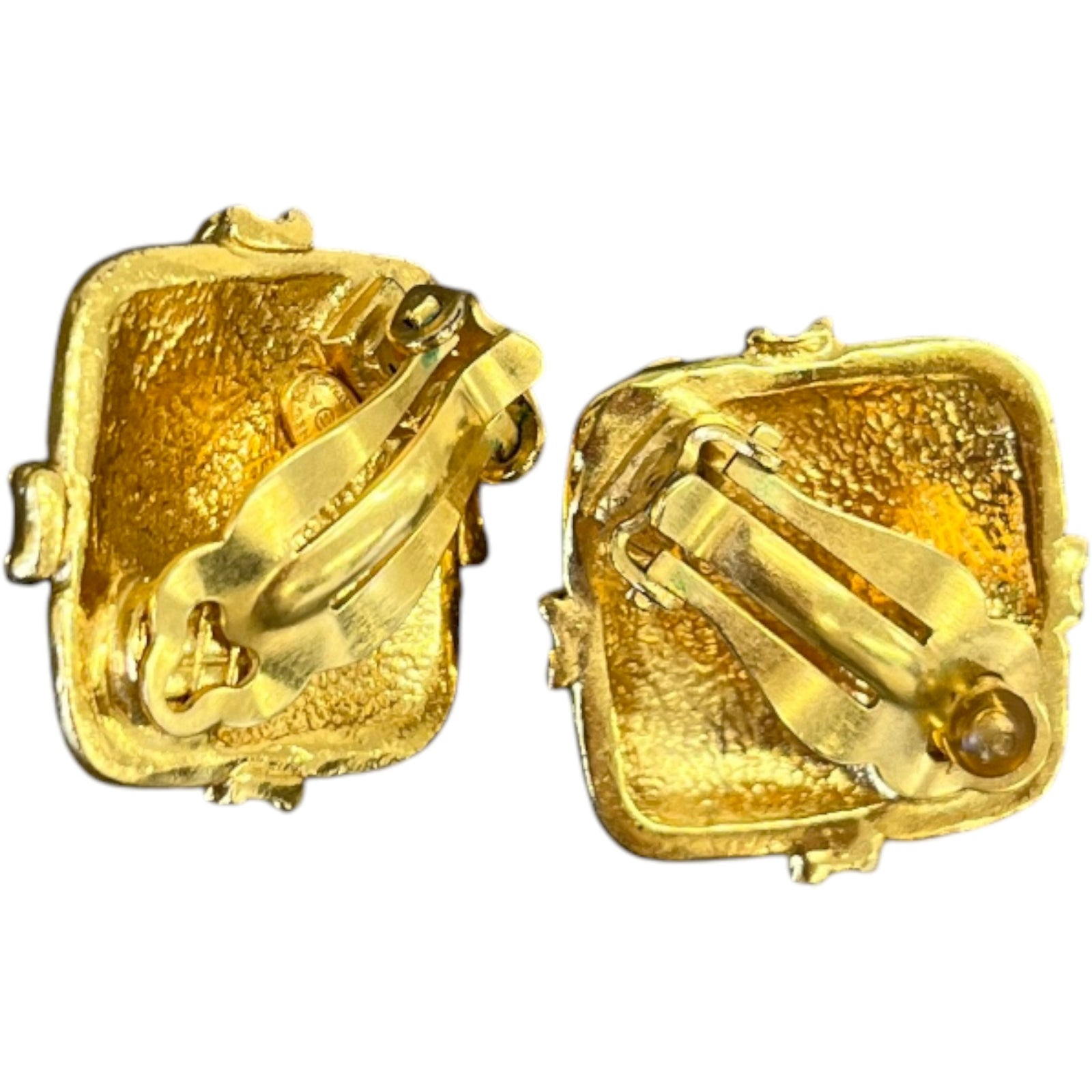 Women's Cc Logo Clip-On Earrings Gold - Photo 5