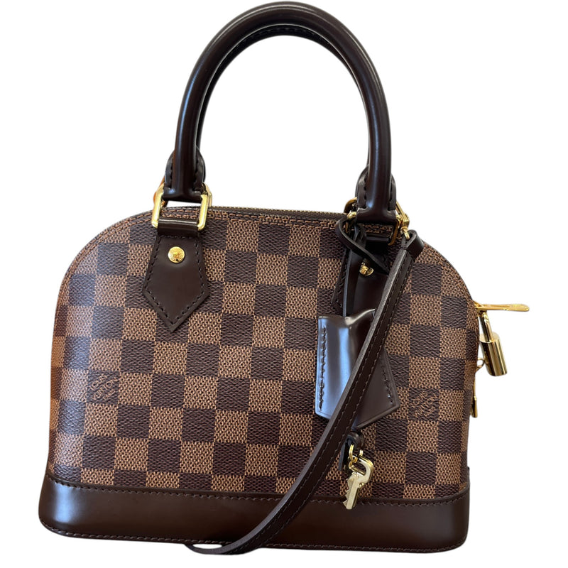 Women's Damier Ebene Alma BB Bag Brown