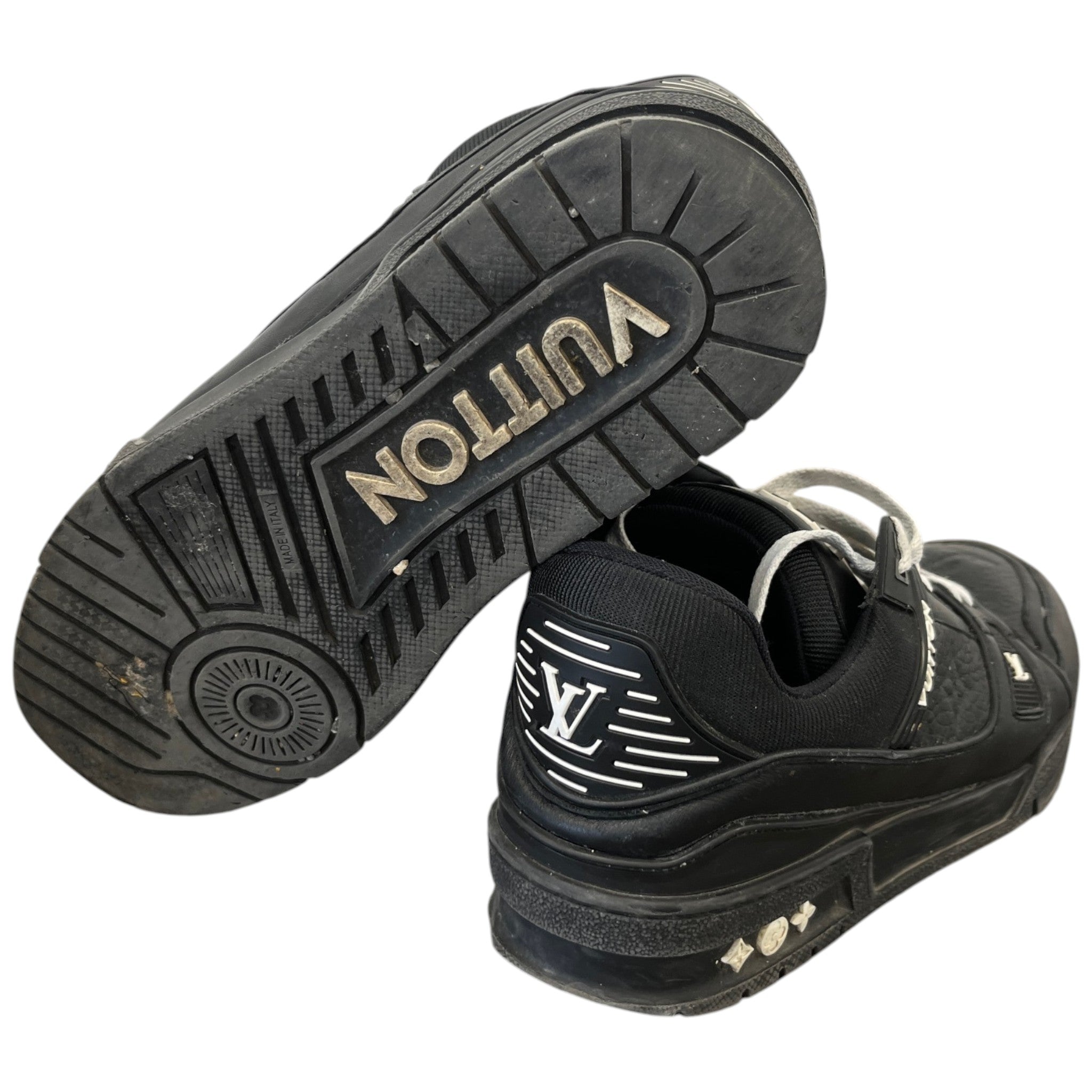 Men's Lv Low Trainers Black Size EU 42 / UK 8 – Label Source
