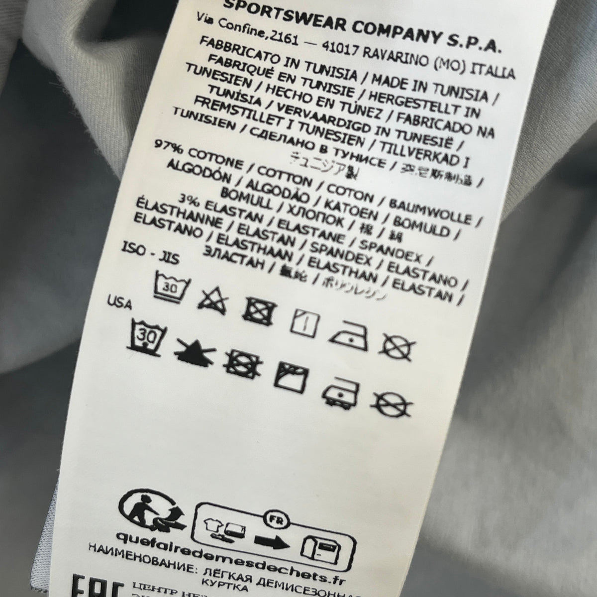Men's Applique Logo OverShirt Grey Size XL - Photo 7