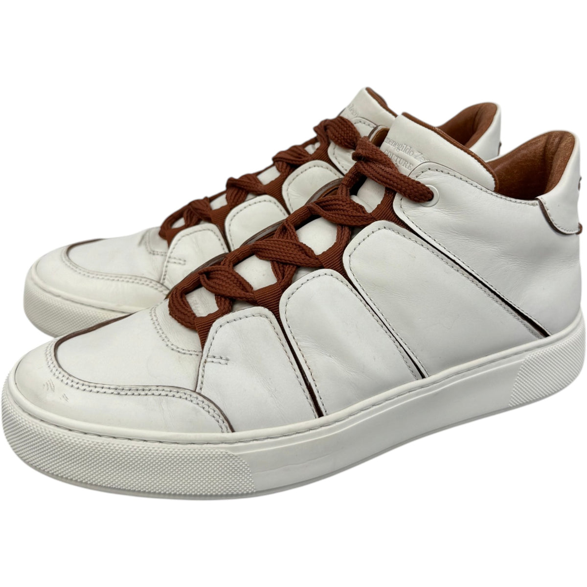 Women's Tiziano High Trainers White Size UK 9 / EU 42 - Photo 7