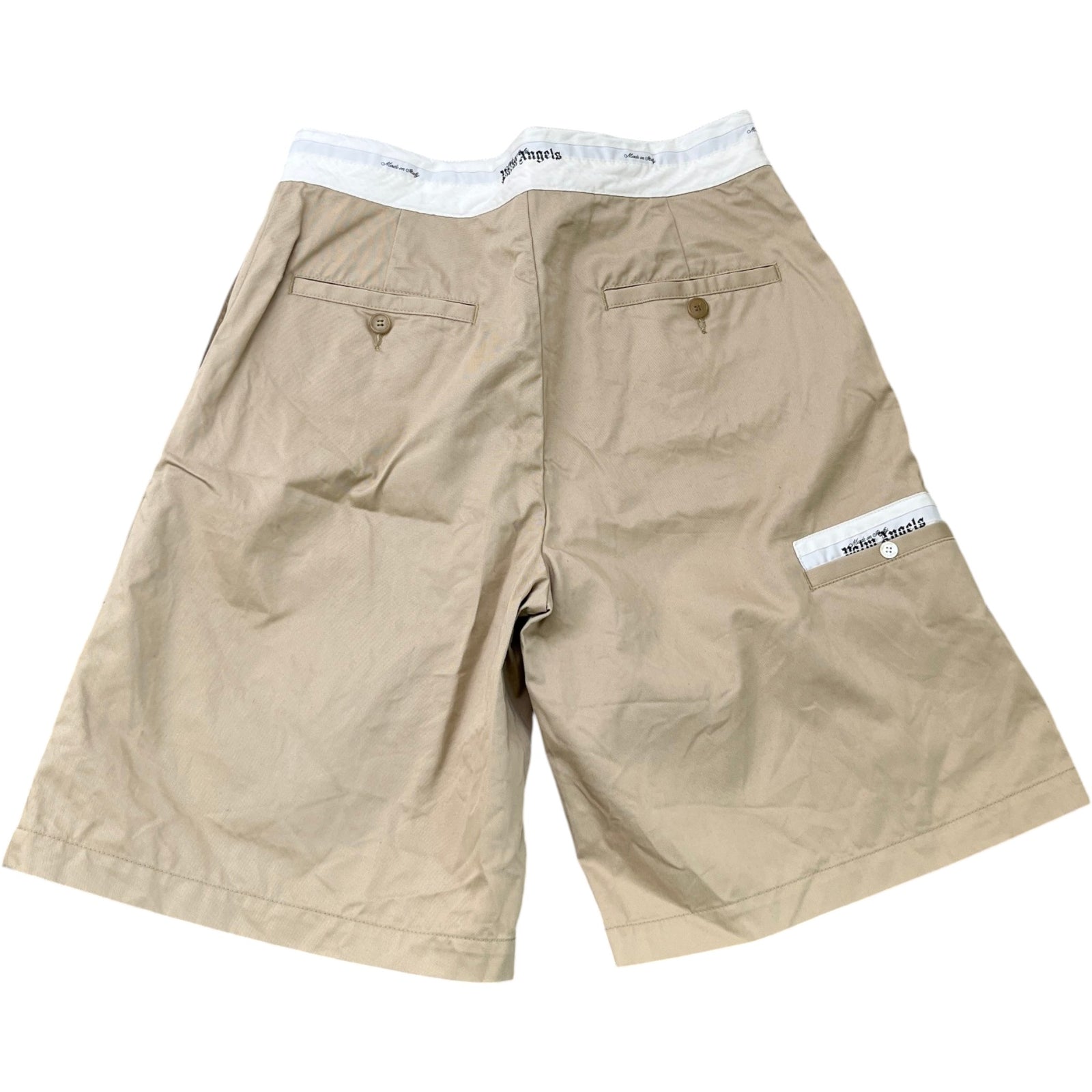 Men's Logo Waistband Shorts Beige Size IT 46 / UK 30 - Photo 2