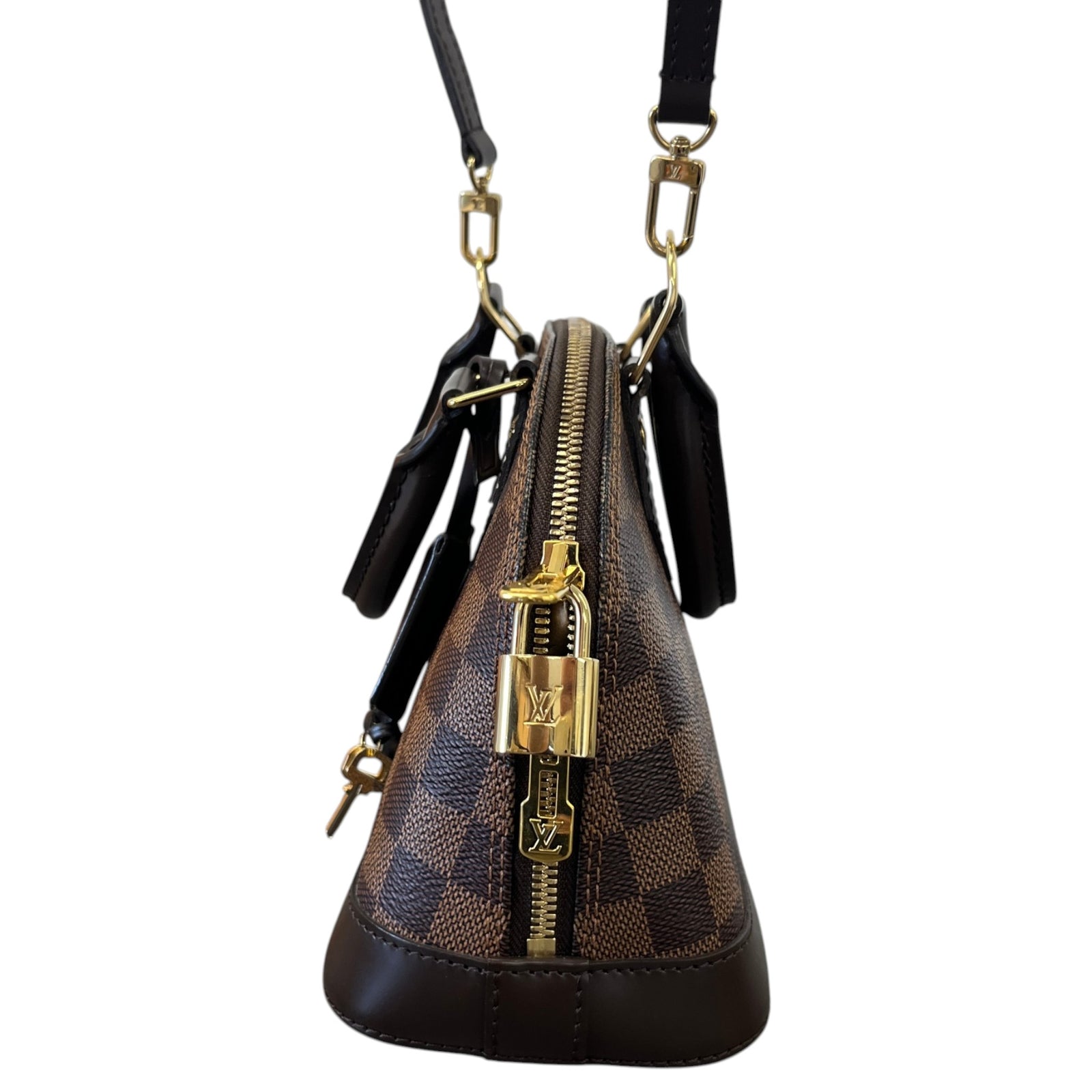 Women's Damier Ebene Alma BB Bag Brown - Photo 6