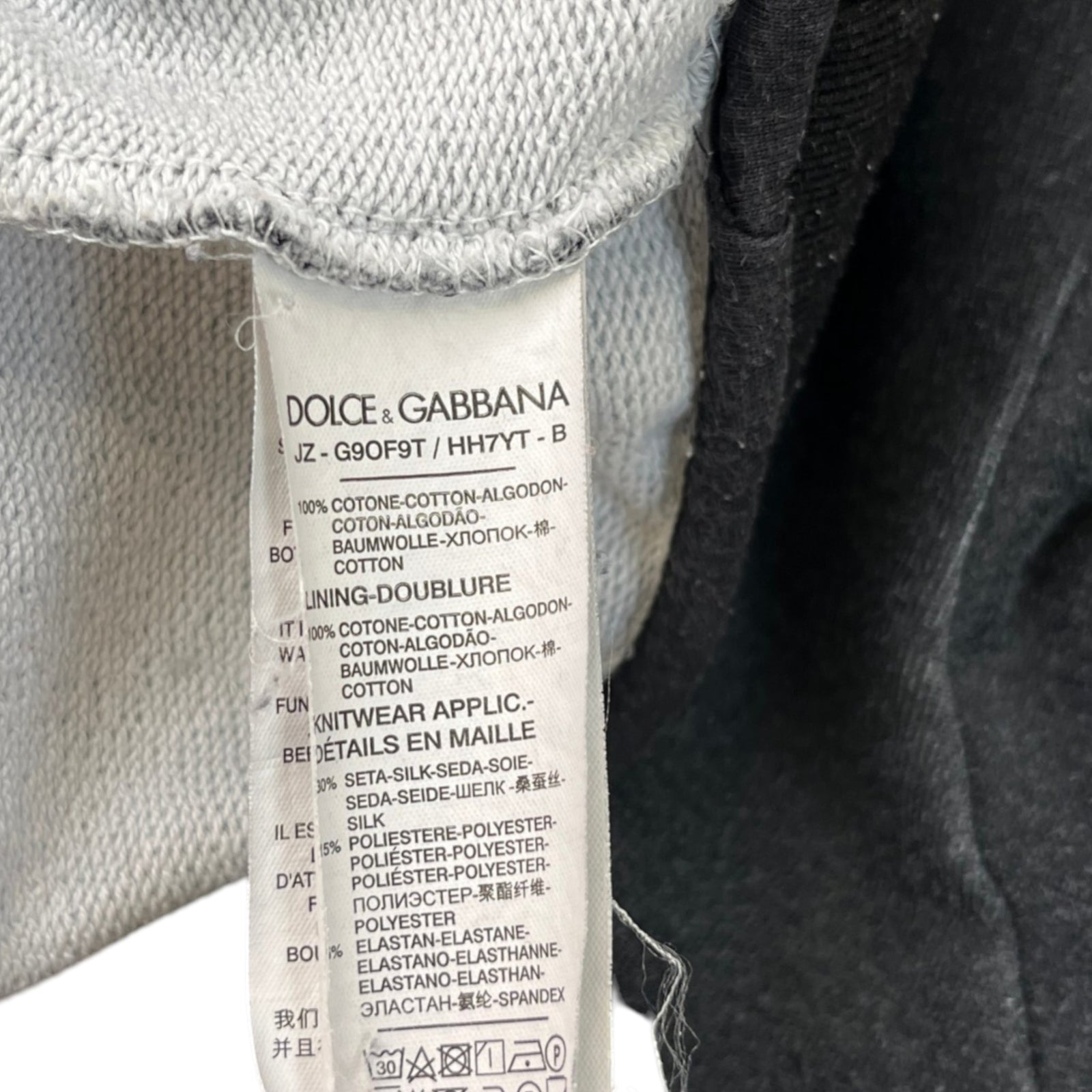 Men's Logo Print Hoodie Grey Size IT 48 / UK M - Photo 6
